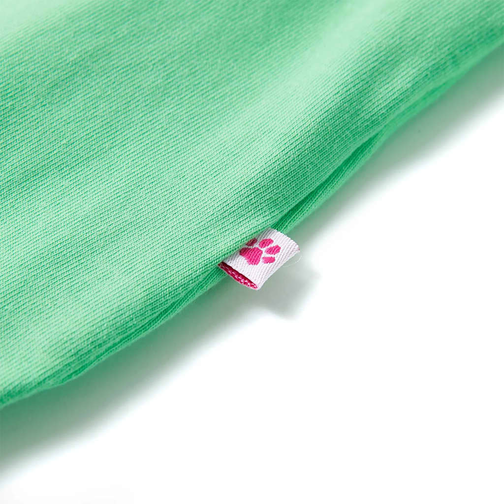 Kindershirt 128 lichtgroen Groen 128