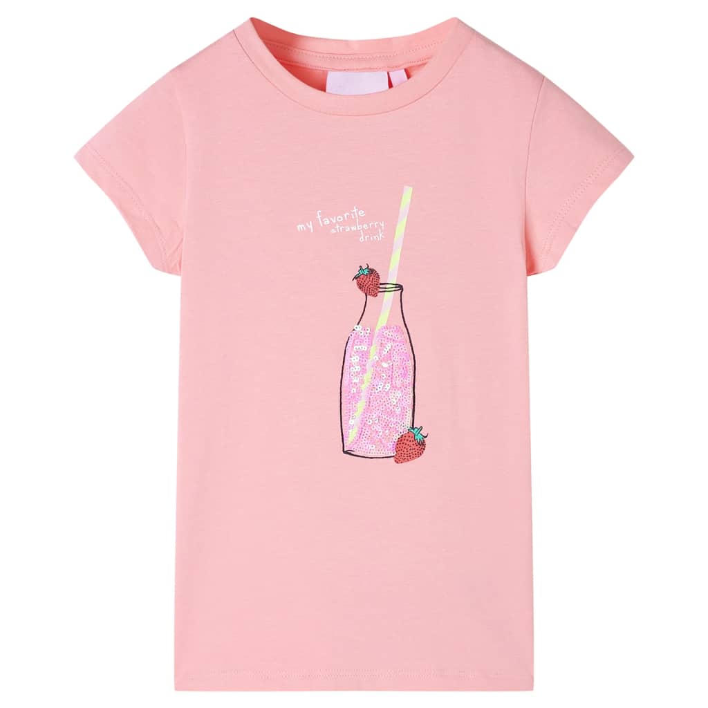 Kindershirt 116 roze Roze