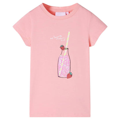 Kindershirt 116 roze Roze