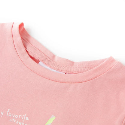 Kindershirt 116 roze Roze