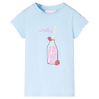 Kids' T-shirt 128 light blue