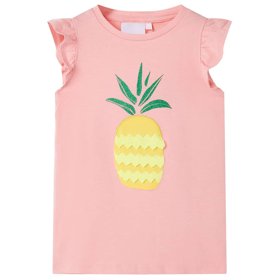 Kindershirt 116 roze Roze 116