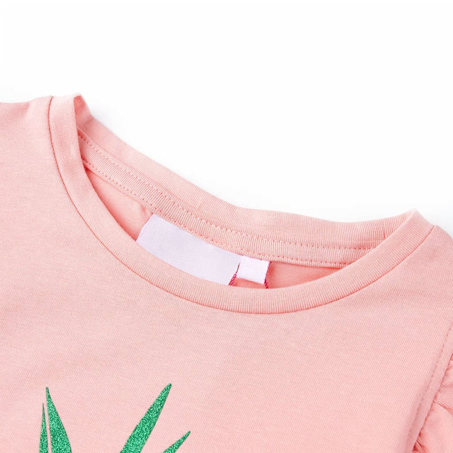 Kindershirt 128 roze Roze 128