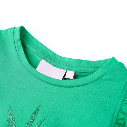 Kindershirt 116 groen Groen 116