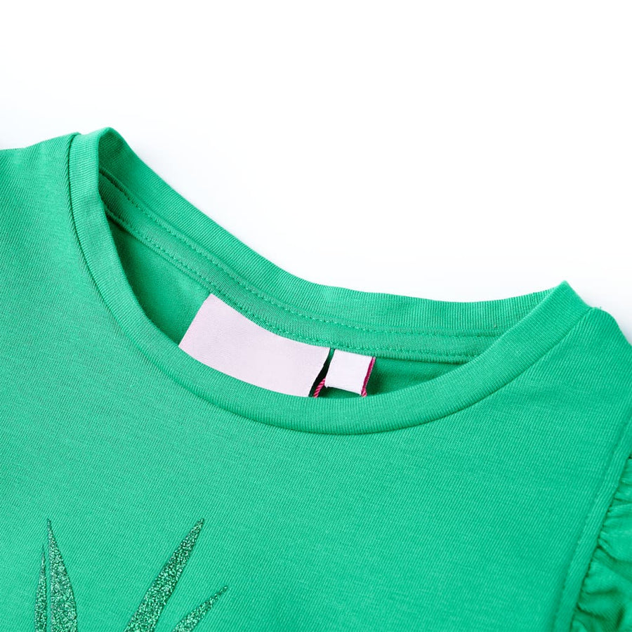 Kindershirt 116 groen Groen 116