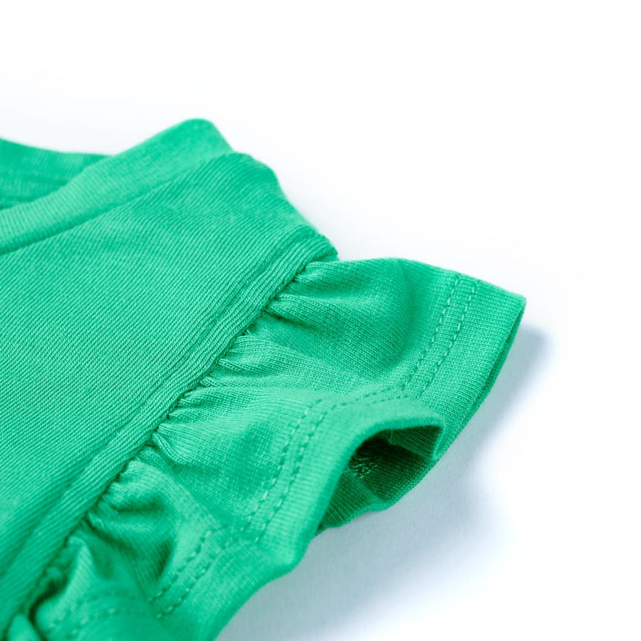 Kindershirt 116 groen Groen 116