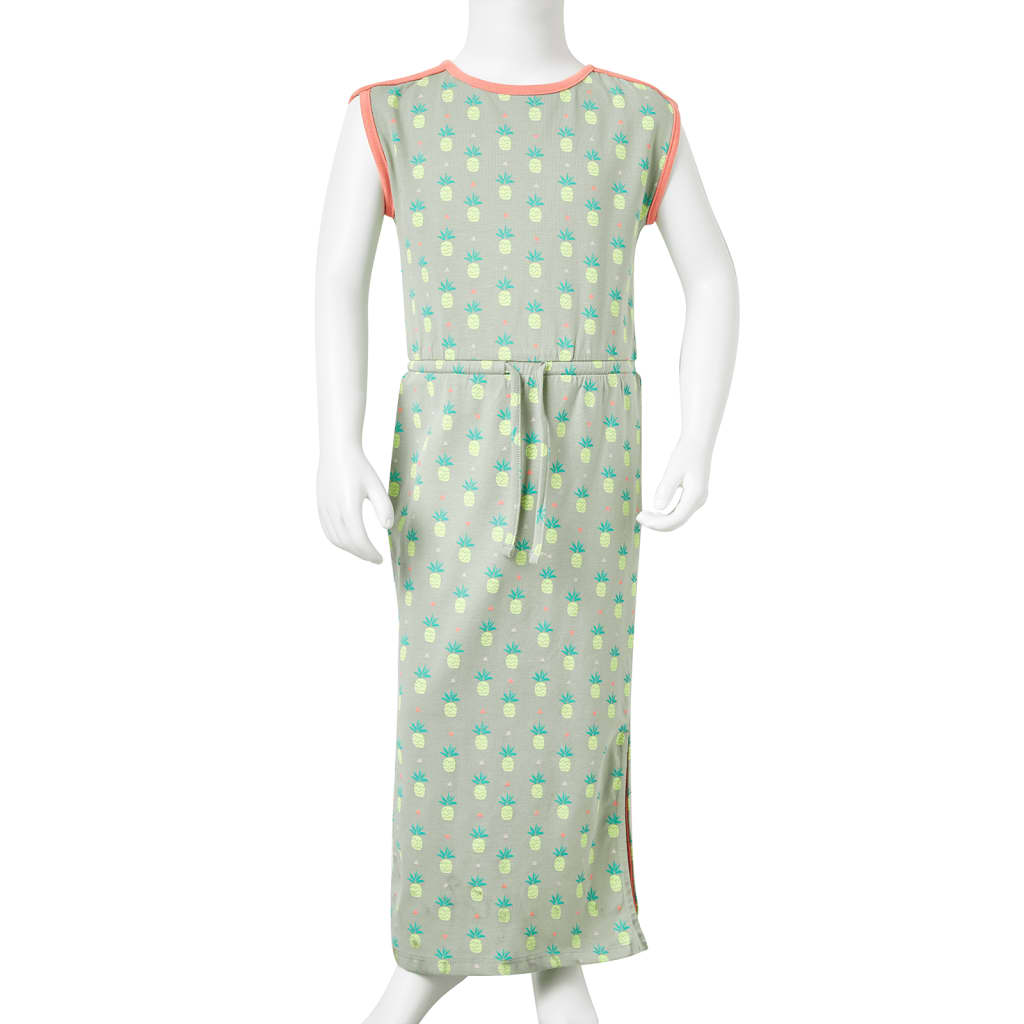 Kinderjurk 116 oudmint 116
