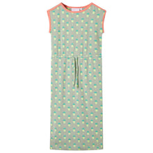 Kinderjurk 128 oudmint 128