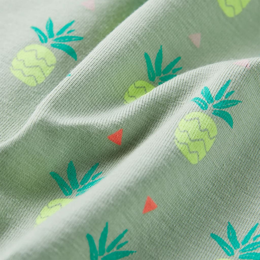 Kinderjurk 128 oudmint 128