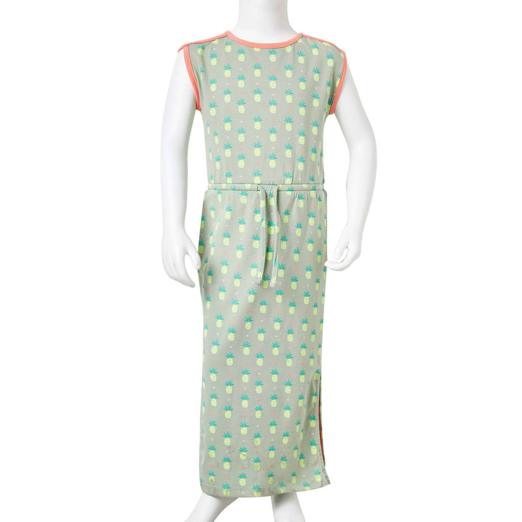 Kinderjurk 140 oudmint 140