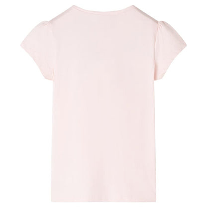 Kindershirt 116 zachtroze Roze 116