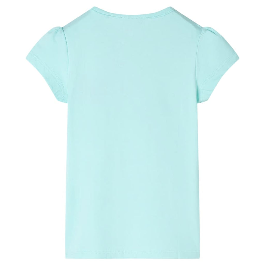Kindershirt 128 lichtzeeblauw Aqua