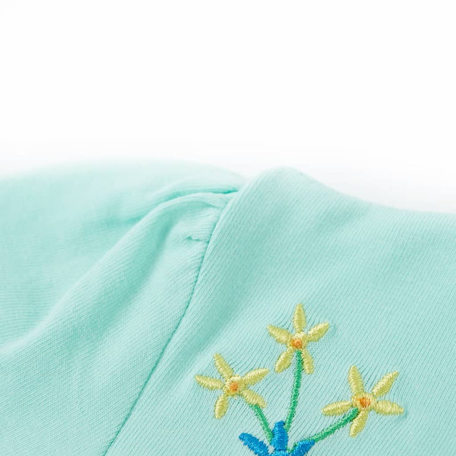Kindershirt 128 lichtzeeblauw Aqua