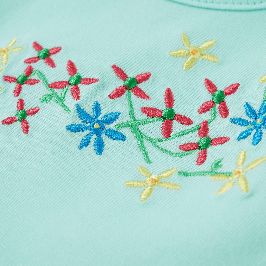 Kindershirt 128 lichtzeeblauw Aqua