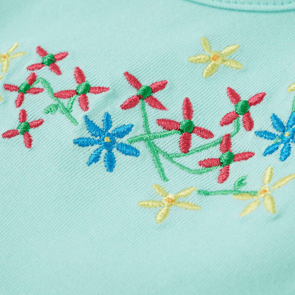 Kindershirt 128 lichtzeeblauw Aqua