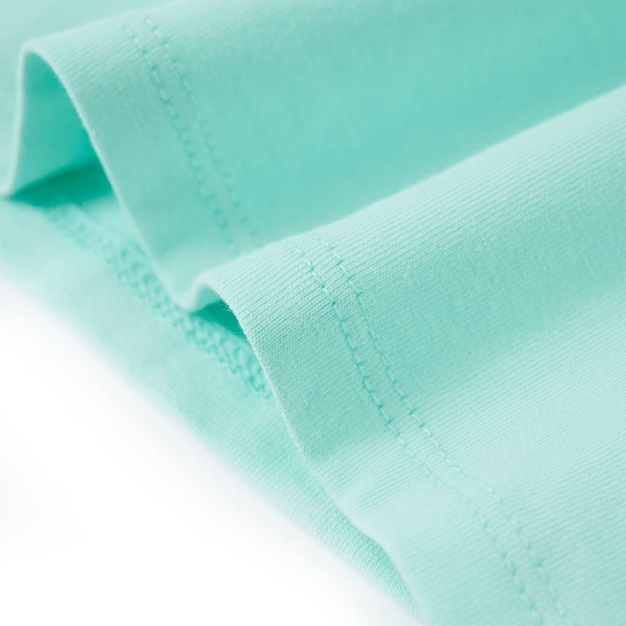 Kindershirt 128 lichtzeeblauw Aqua