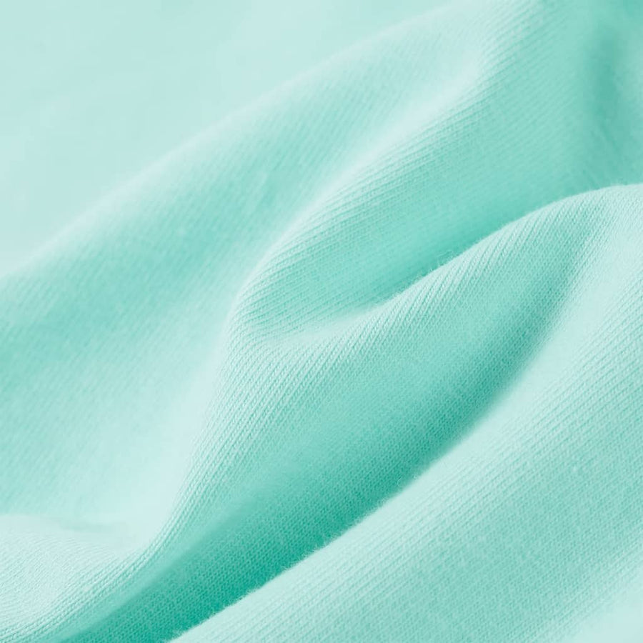 Kindershirt 128 lichtzeeblauw Aqua