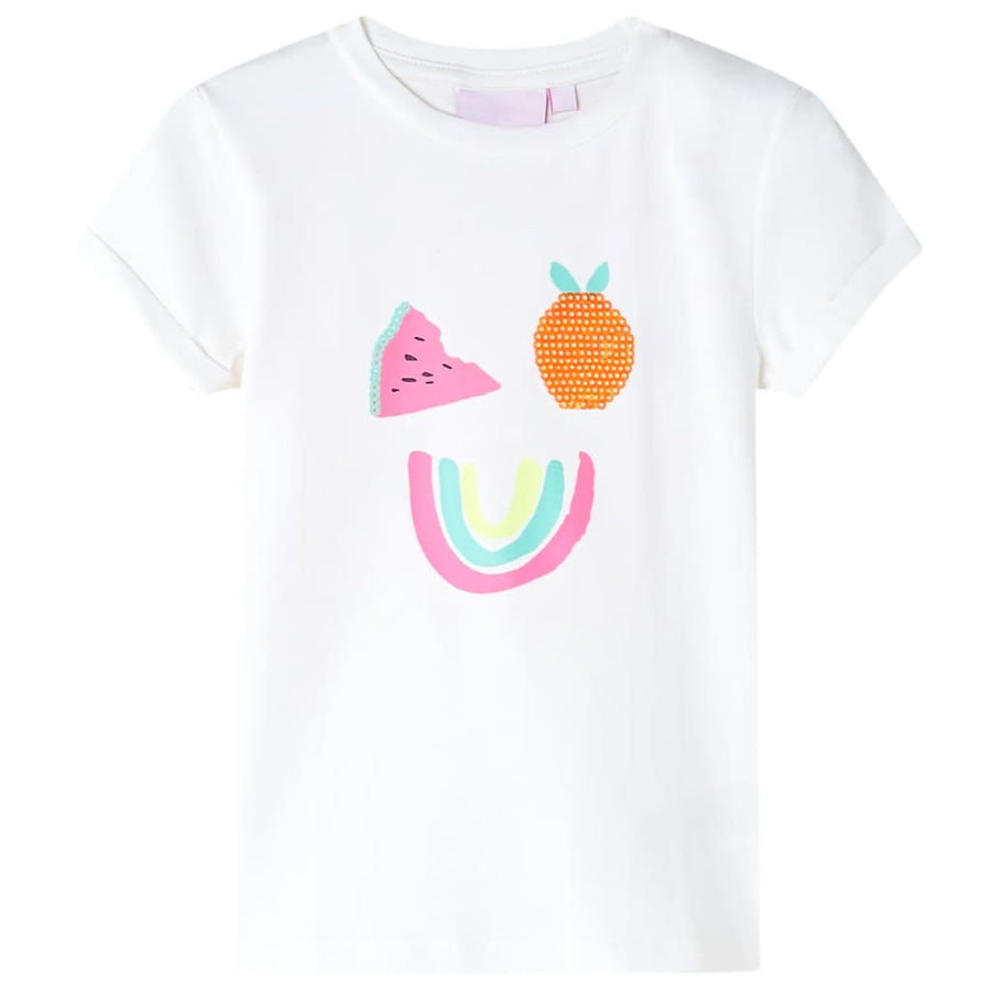 Kindershirt 116 ecru Ecru