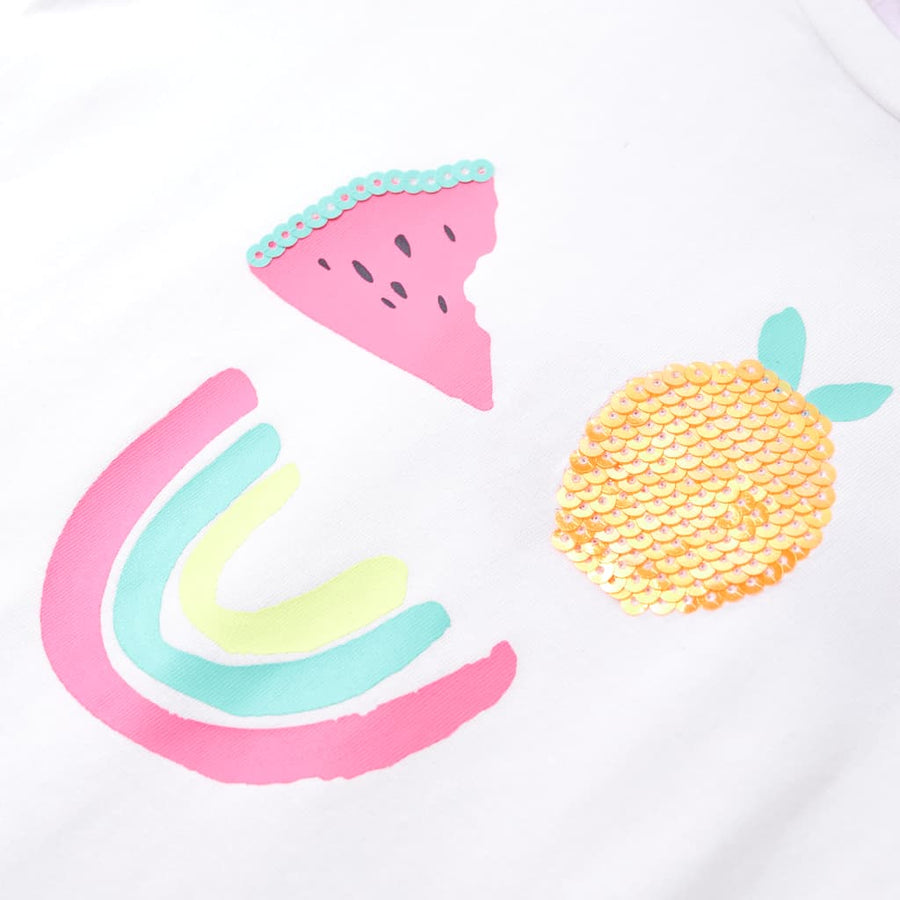 Kindershirt 116 ecru Ecru