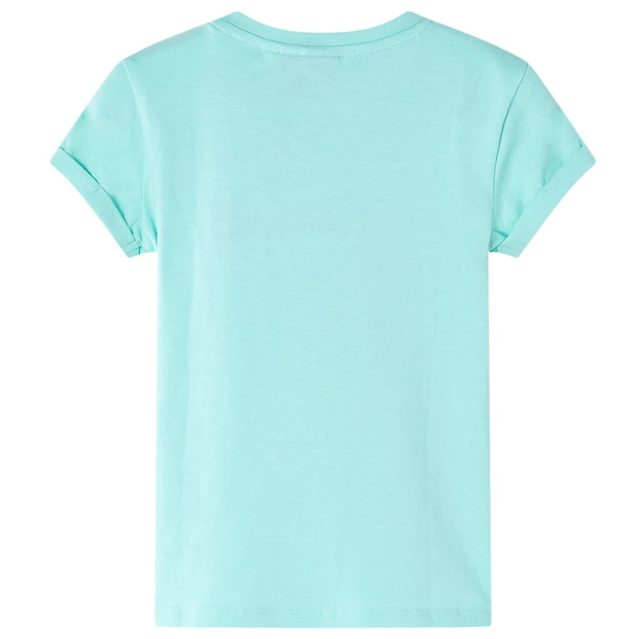Kindershirt 128 lichtmint Mintgroen 128