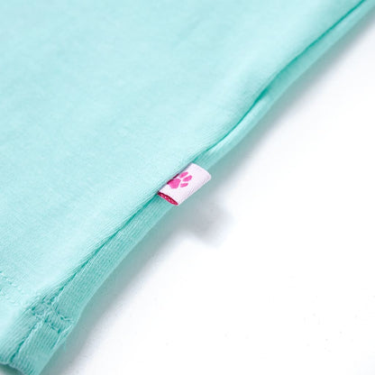 Kindershirt 128 lichtmint Mintgroen 128