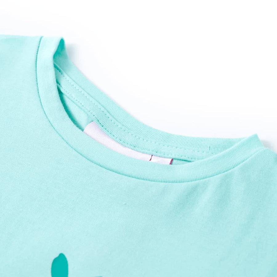Kindershirt 140 lichtmint Mintgroen