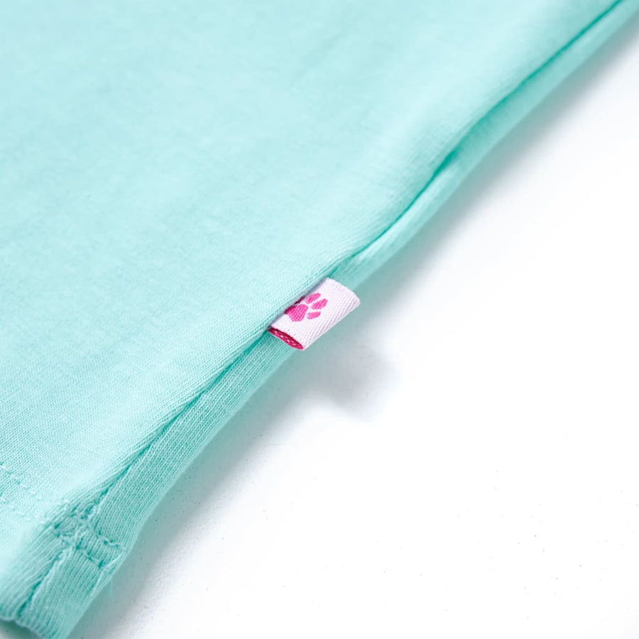 Kindershirt 140 lichtmint Mintgroen