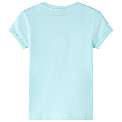 Kindershirt 116 lichtzeeblauw Aqua 116