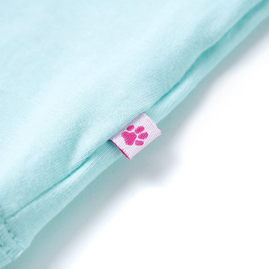 Kindershirt 128 lichtzeeblauw Aqua 128