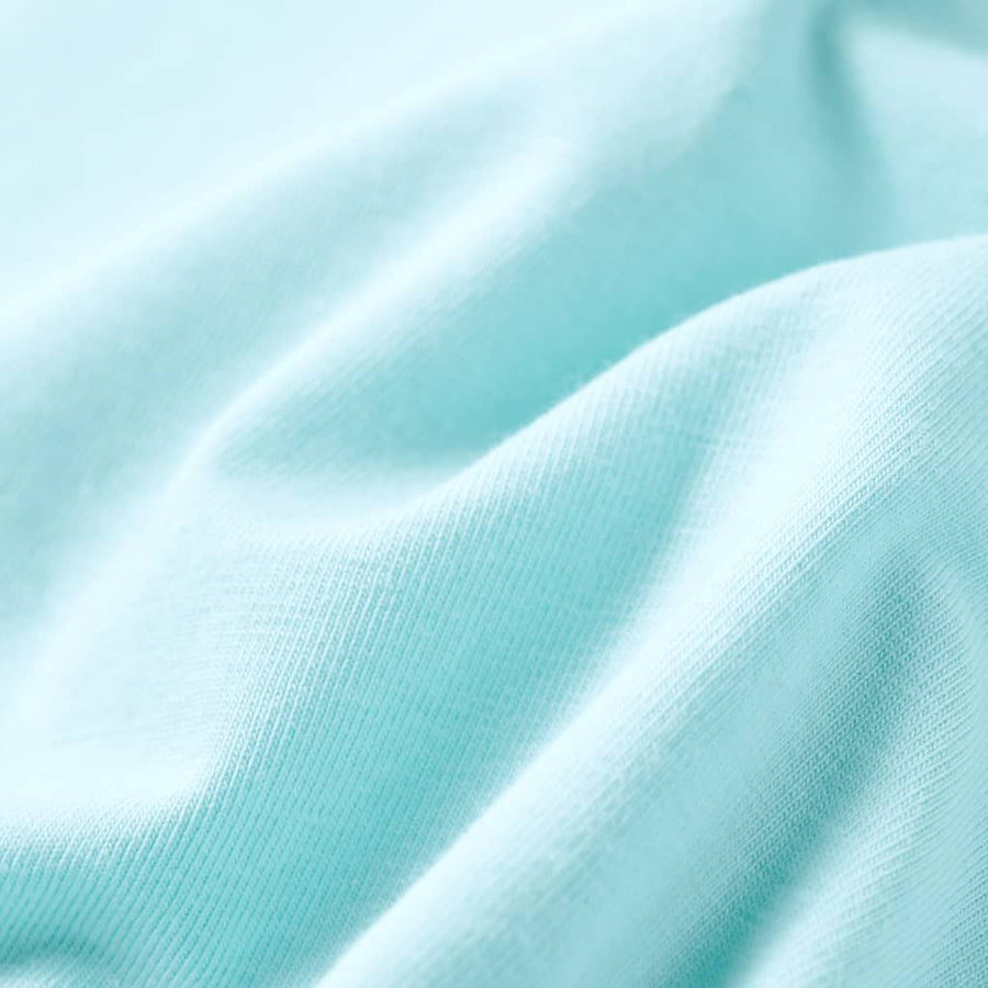 Kindershirt 128 lichtzeeblauw Aqua 128