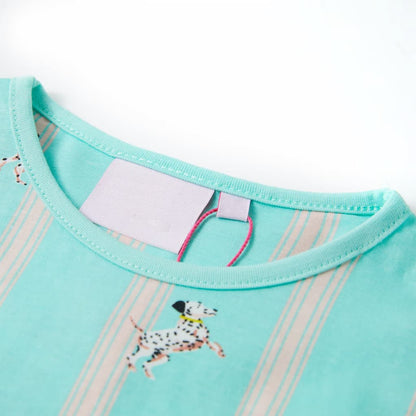Kinderpyjama met korte mouwen 140 ecru 140
