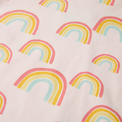 Kinderpyjama met korte mouwen 116 zachtroze 116