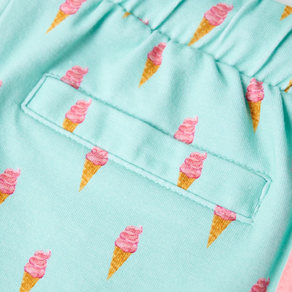Kindershorts met trekkoord 140 lichtmintkleurig 140