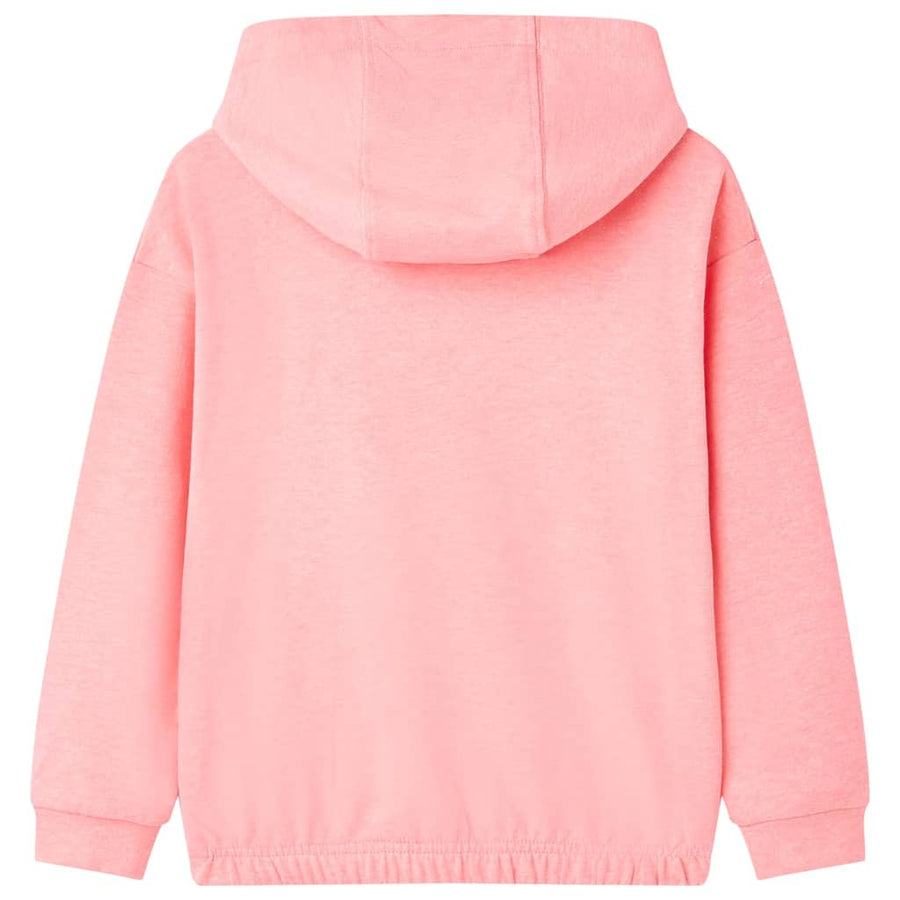 Kindertrui met capuchon 104 felroze Roze 104