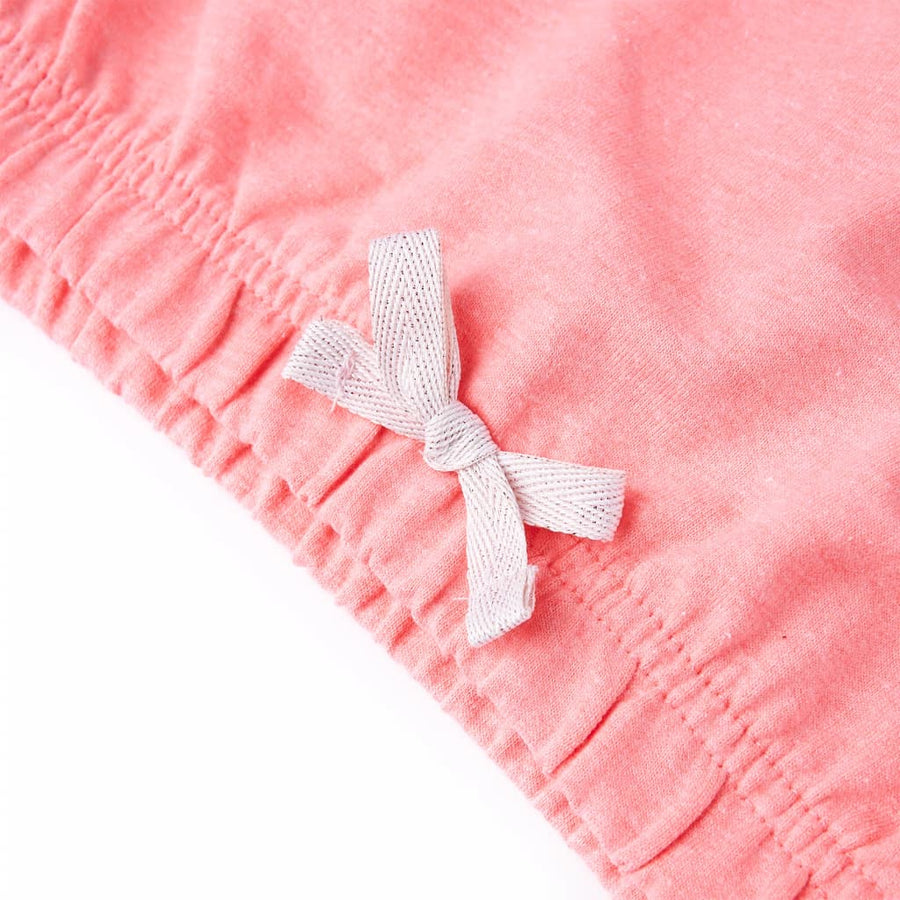 Kindertrui met capuchon 128 felroze Roze 128