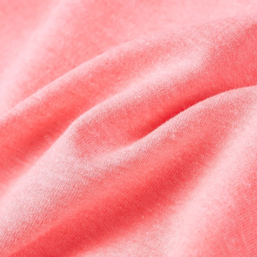 Kindertrui met capuchon 128 felroze Roze 128