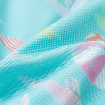 Kinderjurk 128 lichtzeeblauw 128