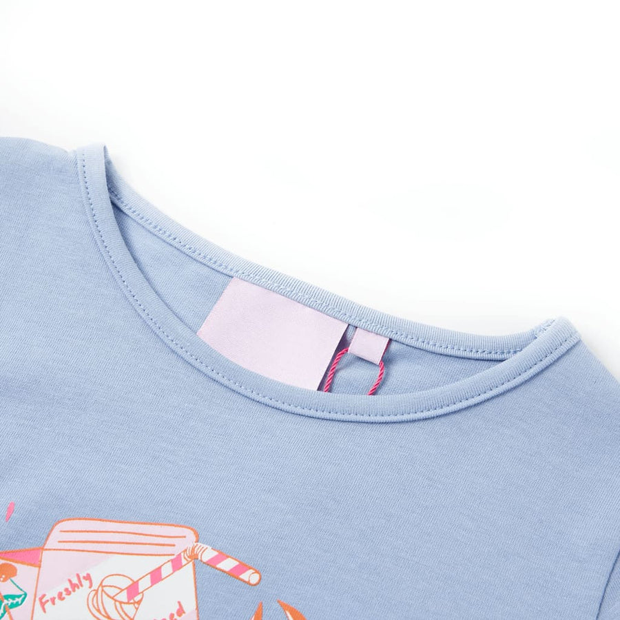 Kindershirt 92 blauw 92