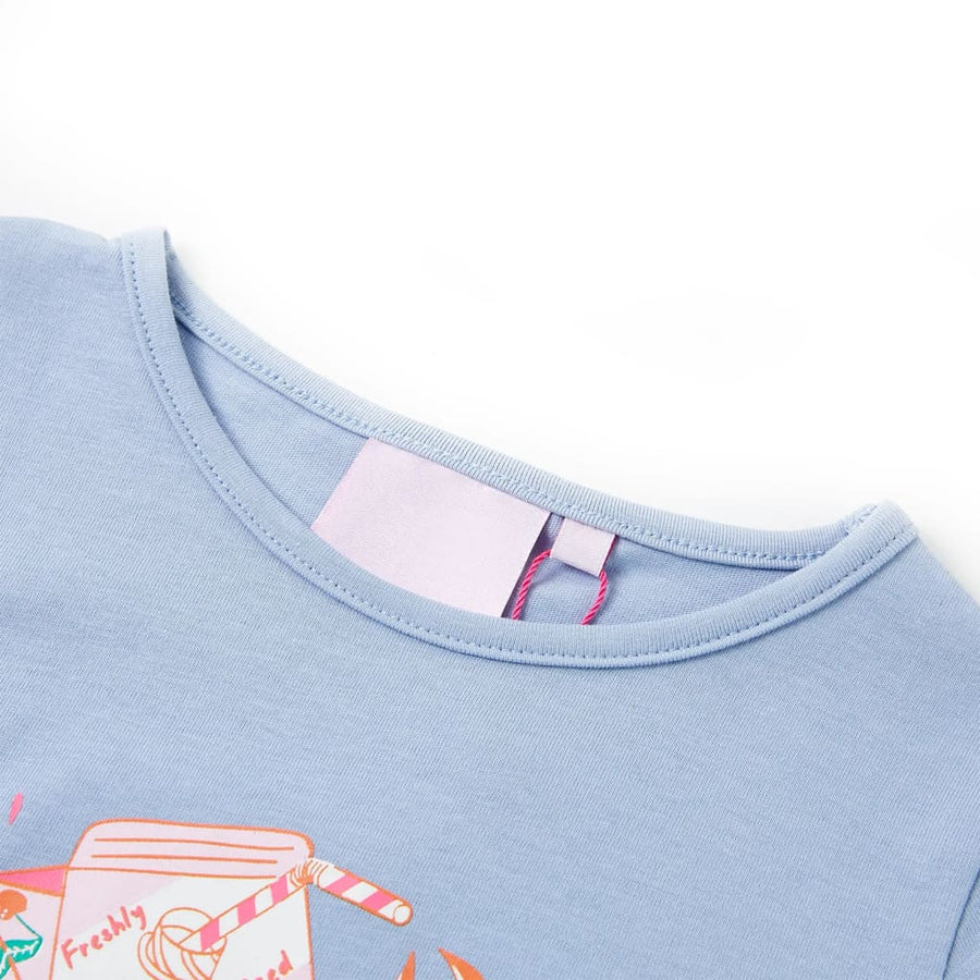 Kindershirt 116 blauw 116