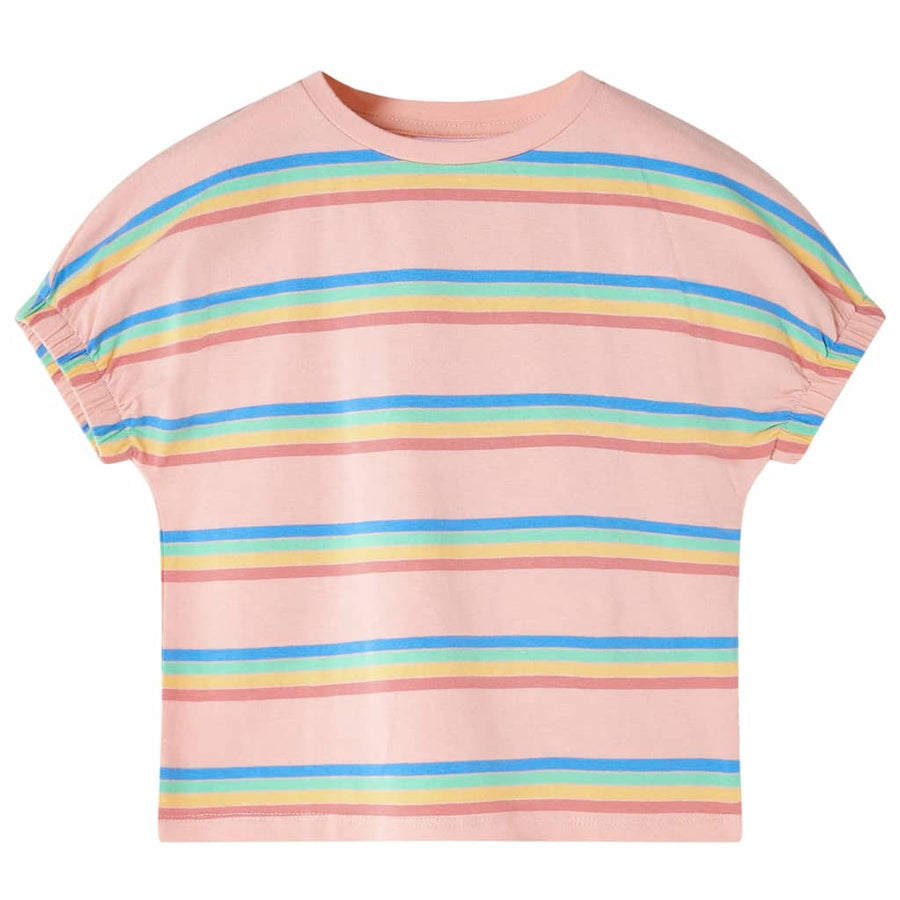 Kindershirt 128 perzikkleurig 128