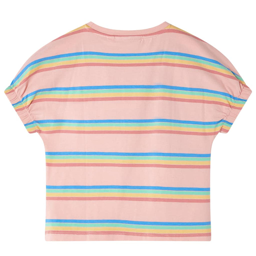 Kindershirt 128 perzikkleurig 128