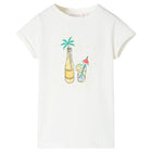 Kids' T-shirt 104 ecru