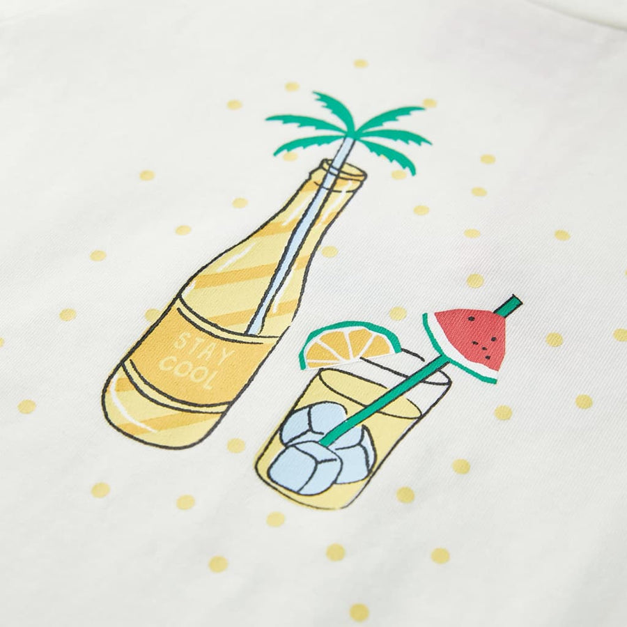 Kindershirt 104 ecru