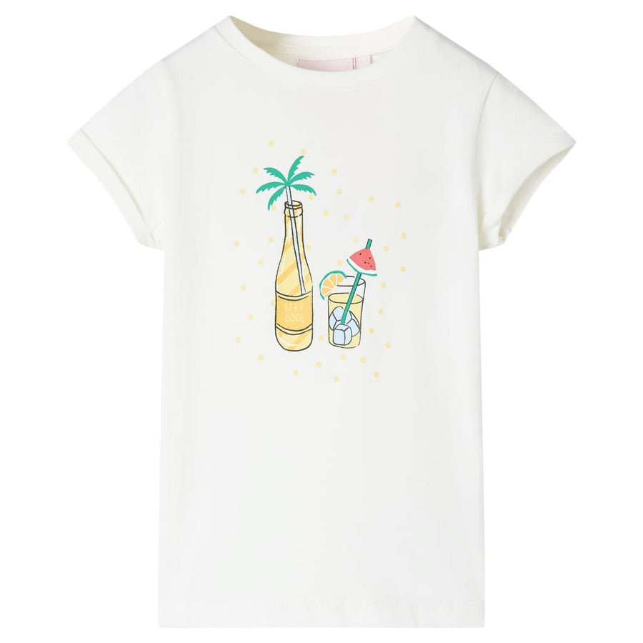 Kindershirt 116 ecru