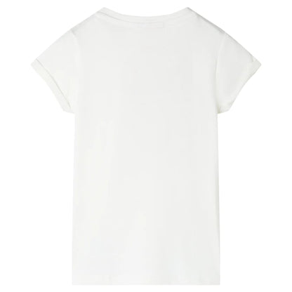 Kindershirt 116 ecru