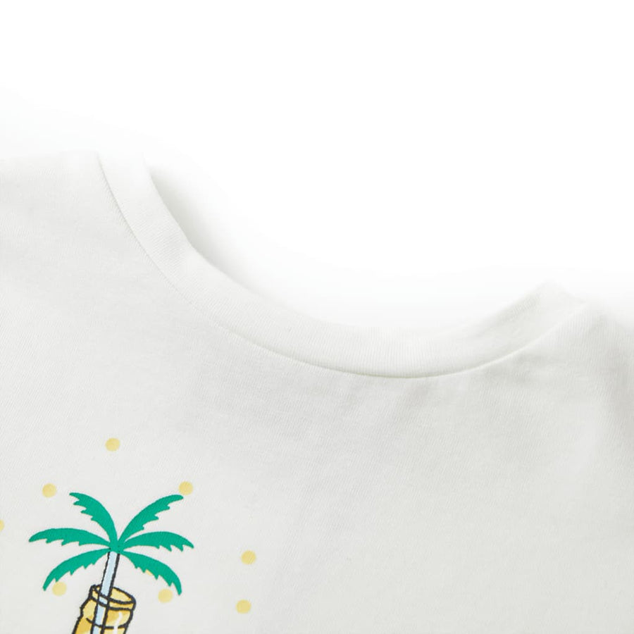 Kindershirt 128 ecru