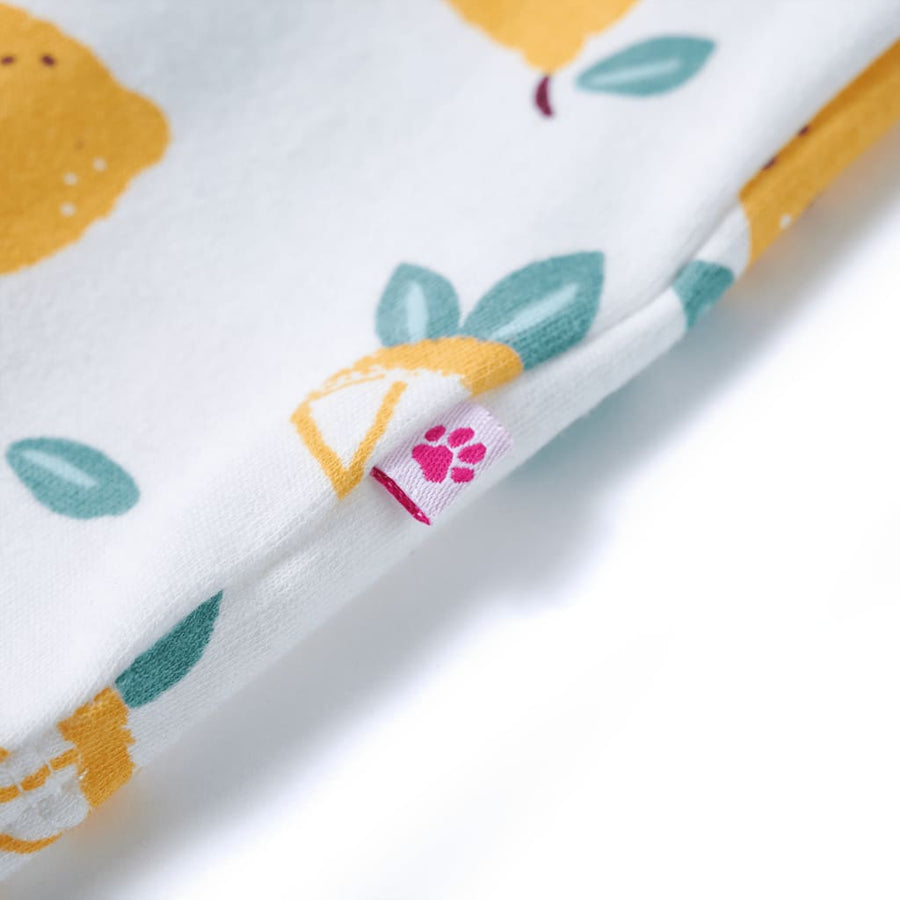 Kindershirt met knoop in de zoom 92 ecru 92