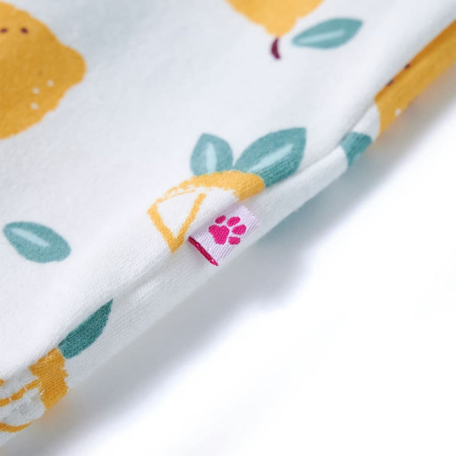 Kindershirt met knoop in de zoom 116 ecru 116
