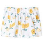 Kindershorts 104 ecru citroenprint