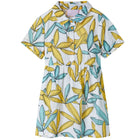 Kinderjurk 92 ecru bloemenprint